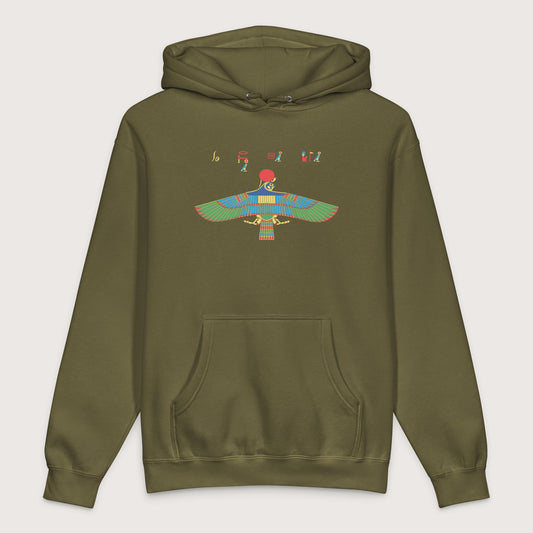 Army Hawk Emblem of Ra - Premium Hoodie - history buff gift by HistoHead
