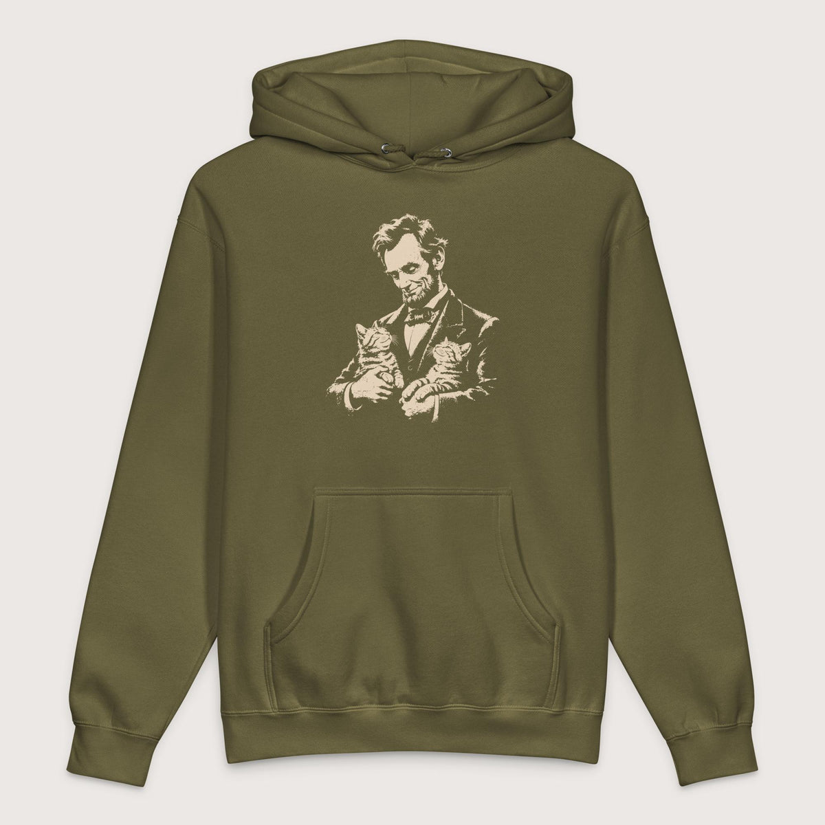 Army Lincoln's Cats - Premium Hoodie - history buff gift by HistoHead