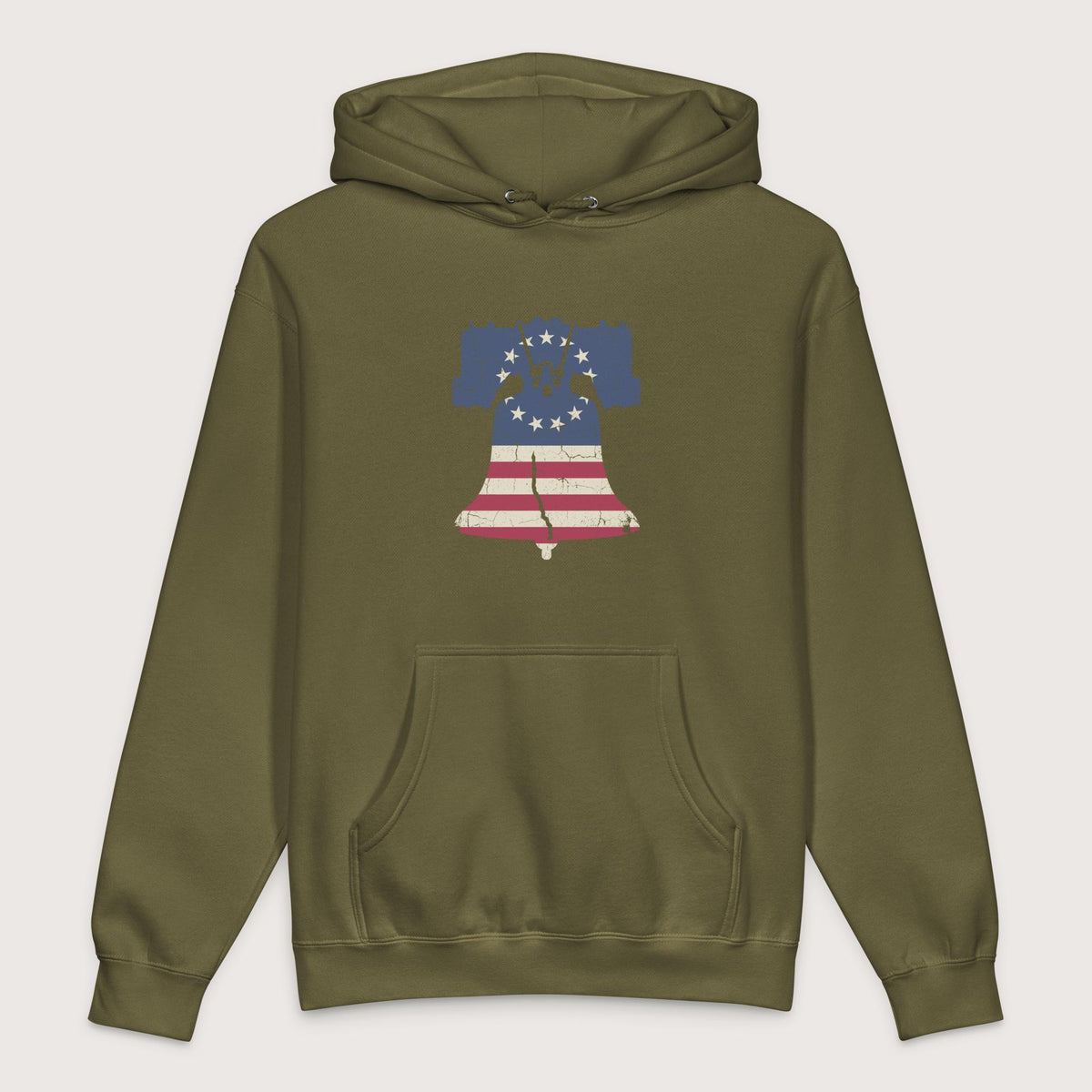 Army Liberty Bell - Premium Hoodie - history buff gift by HistoHead