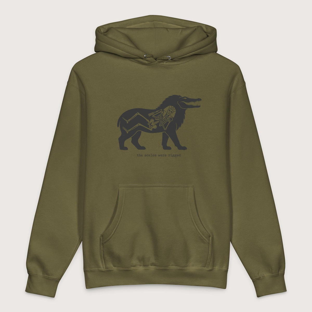 Army The Scales Were Rigged - Premium Hoodie - history buff gift by HistoHead