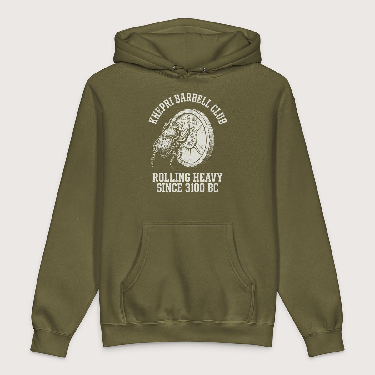 Army Khepri Barbell Club - Premium Hoodie - history buff gift by HistoHead