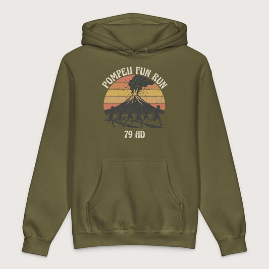 Army Pompeii Fun Run Retro - Premium Hoodie - history buff gift by HistoHead