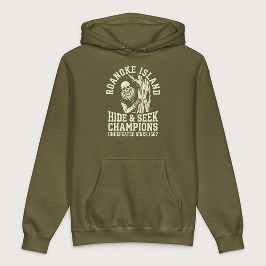 Army Roanoke Island Hide & Seek - Premium Hoodie - history buff gift by HistoHead