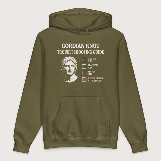 Army Alexander's Gordian Knot Guide - Premium Hoodie - history buff gift by HistoHead