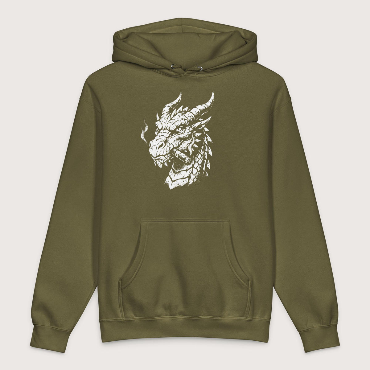 Army Smoking Dragon - Premium Hoodie - history buff gift by HistoHead