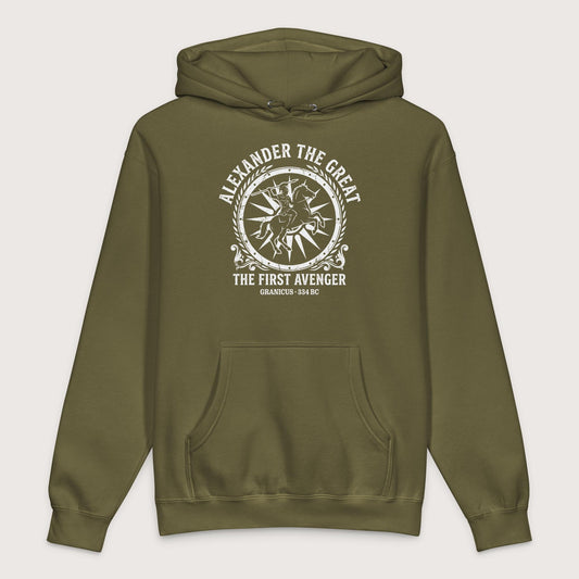Army Alexander the Great First Avenger - Premium Hoodie - history buff gift by HistoHead