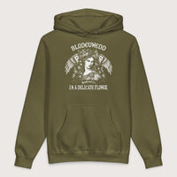 Army Blodeuwedd Apparently I'm A Delicate Flower - Premium Hoodie - history buff gift by HistoHead