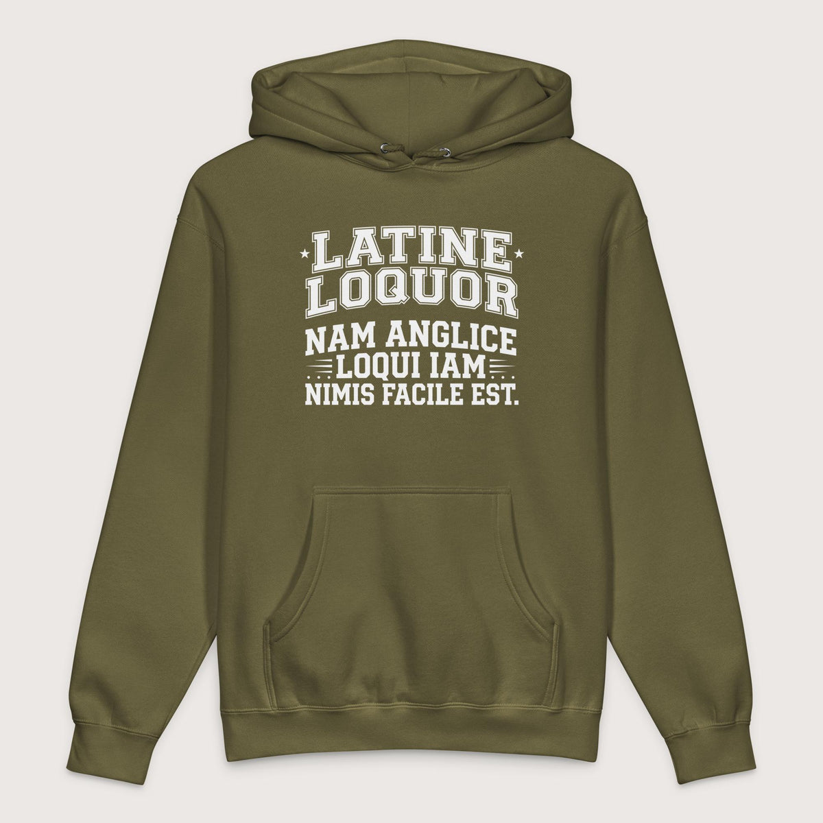 Army I Speak Latin Because English Is Too Easy Now - Premium Hoodie - history buff gift by HistoHead