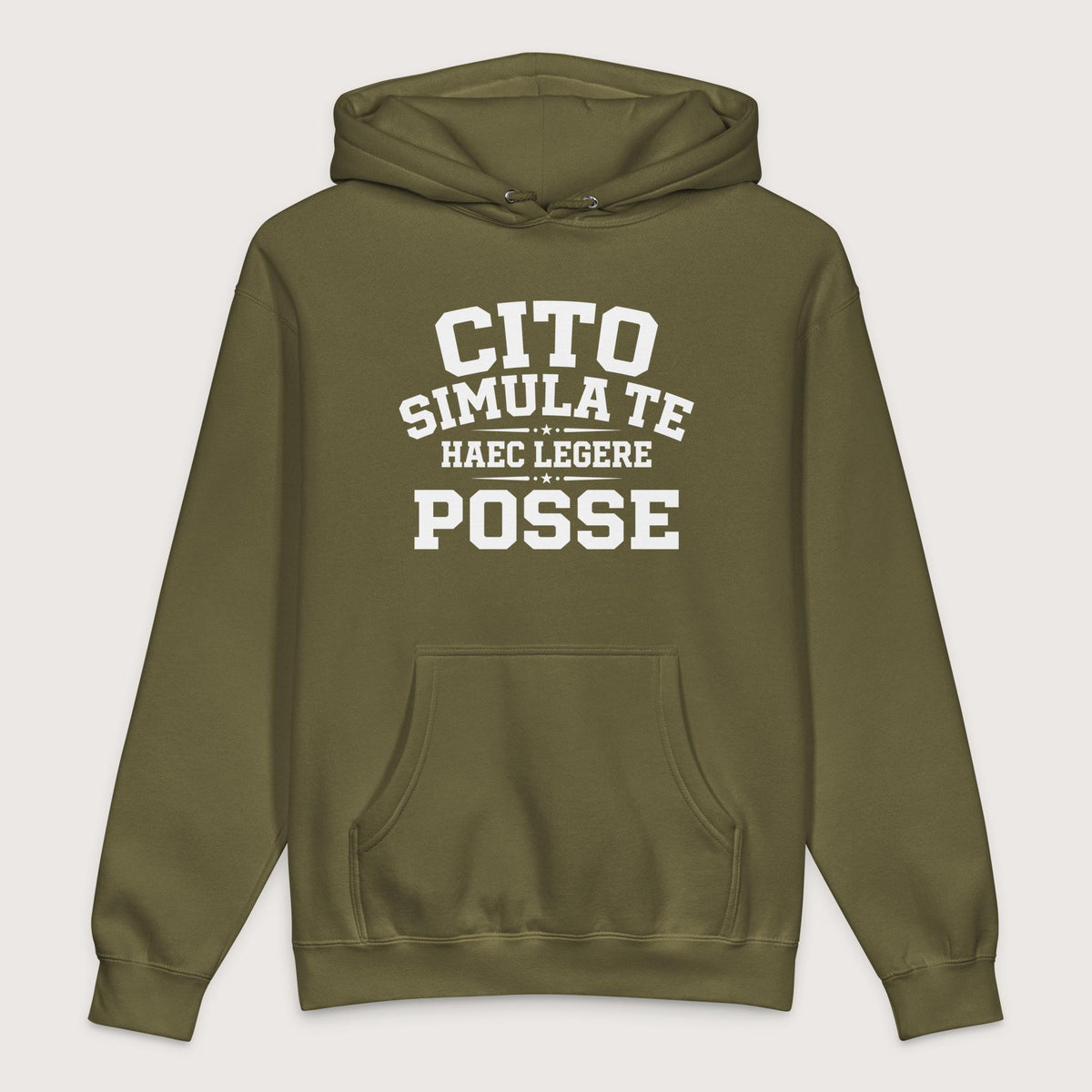 Army Latin Quick Pretend You Can Read This - Premium Hoodie - history buff gift by HistoHead