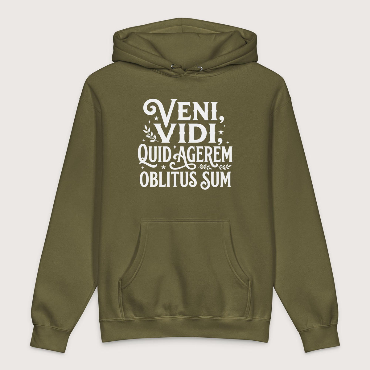 Army Latin I Came I Saw I Forgot I Was Doing - Premium Hoodie - history buff gift by HistoHead