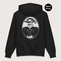 Black God Save the Queen Catherine Parr - Premium Hoodie - Back Print - history buff gift by HistoHead