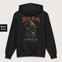 Black Black Death European Tour - Premium Hoodie - Back Print - history buff gift by HistoHead