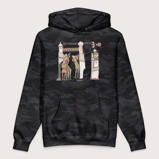 Black Camo Isti Mirant Stella - Premium Hoodie - history buff gift by HistoHead