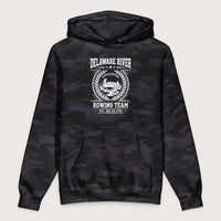 Black Camo Delaware River Rowing Team - Premium Hoodie - history buff gift by HistoHead