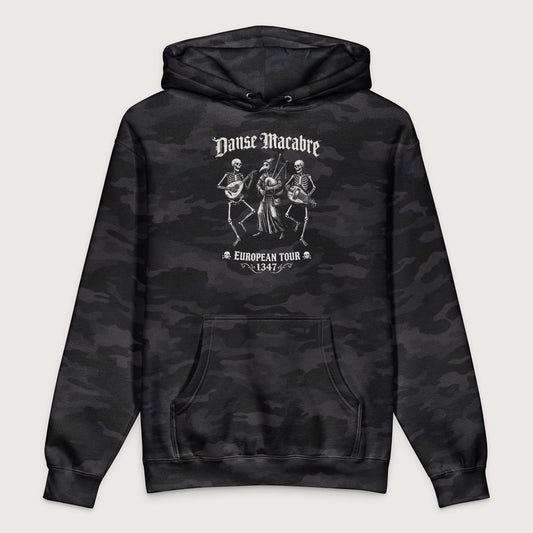 Black Camo Danse Macabre European Tour - Premium Hoodie - history buff gift by HistoHead