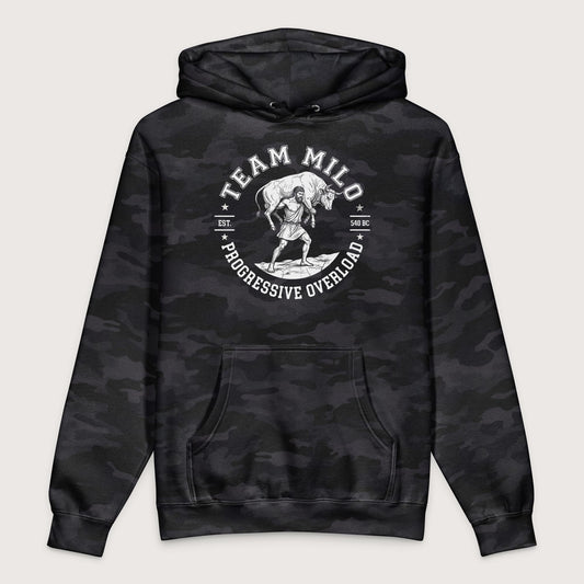 Black Camo Team Milo - Premium Hoodie - history buff gift by HistoHead