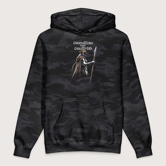Black Camo Gwenllian ferch Gruffydd - Premium Hoodie - history buff gift by HistoHead