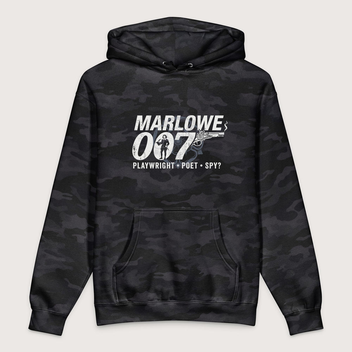 Black Camo Marlowe 007 - Premium Hoodie - history buff gift by HistoHead
