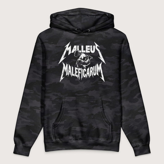 Black Camo Malleus Maleficarum - Premium Hoodie - history buff gift by HistoHead
