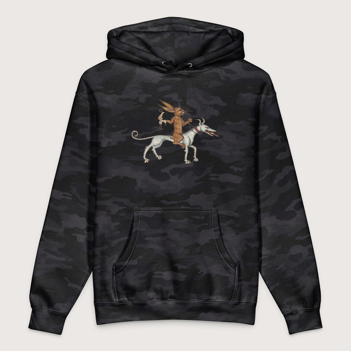 Black Camo On a Quest - Premium Hoodie - history buff gift by HistoHead