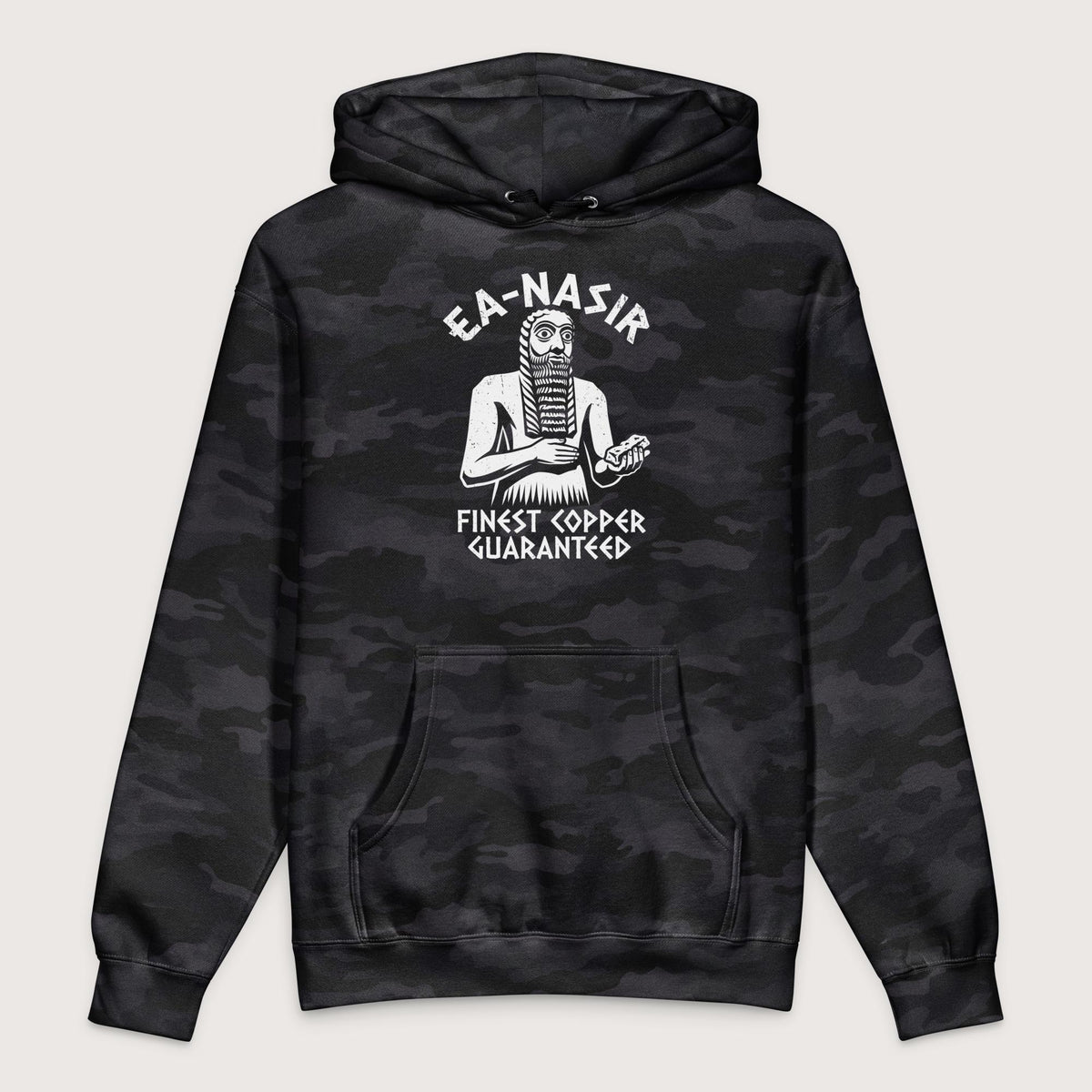 Black Camo Ea-Nasir Finest Copper - Premium Hoodie - history buff gift by HistoHead