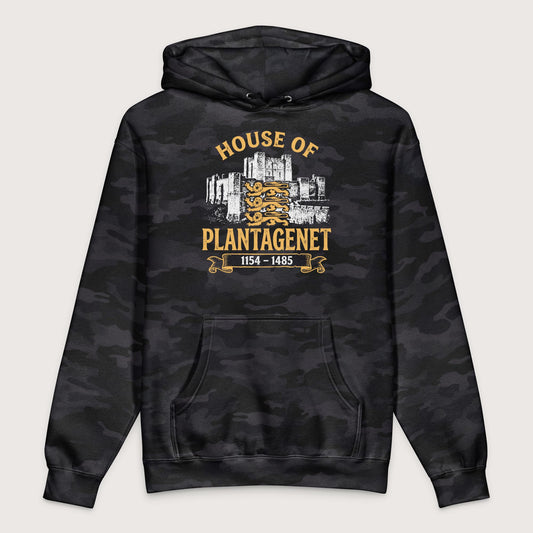 Black Camo House of Plantagenet - Premium Hoodie - history buff gift by HistoHead