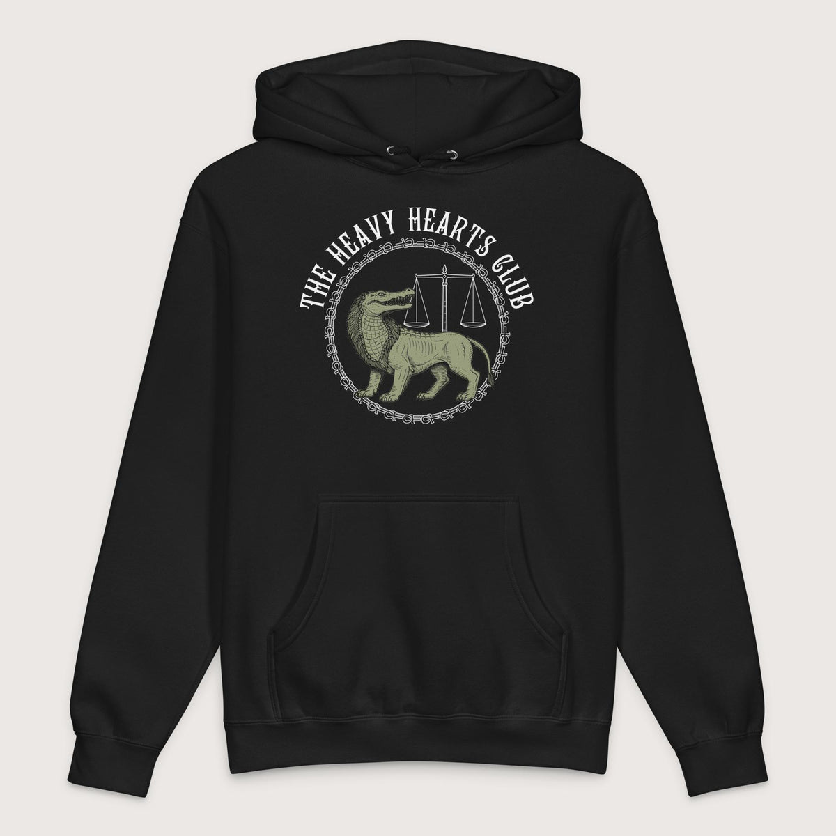 Black The Heavy Hearts Club - Premium Hoodie - history buff gift by HistoHead