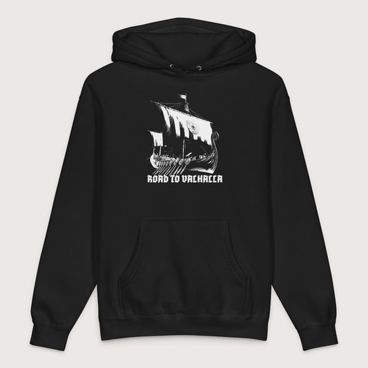 Black Road to Valhalla - Premium Hoodie - history buff gift by HistoHead