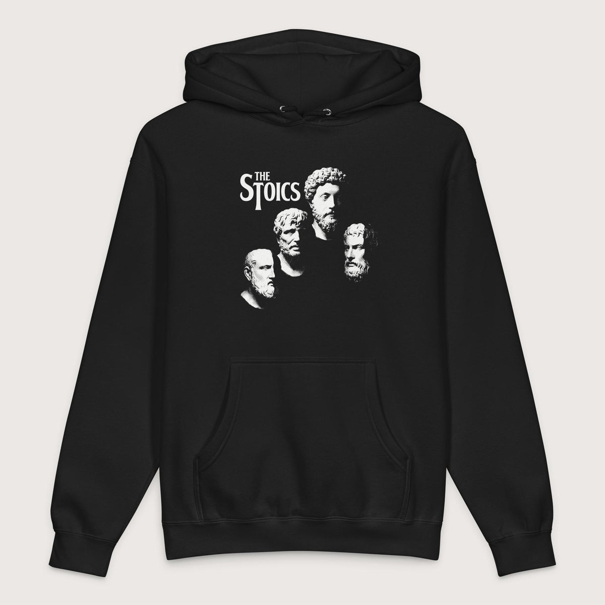 Black The Stoics - Premium Hoodie - history buff gift by HistoHead