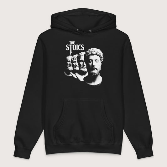 Black The Stoics Band - Premium Hoodie - history buff gift by HistoHead
