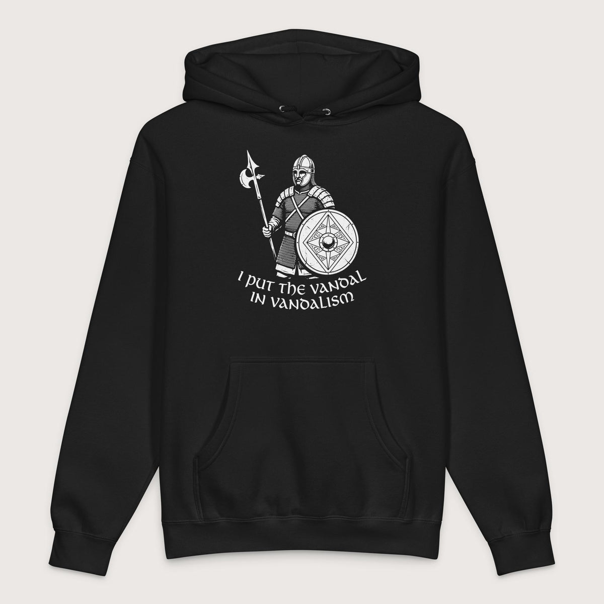 Black Vandal in Vandalism - Premium Hoodie - history buff gift by HistoHead