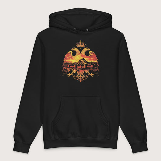 Black Constantinople Eagle - Premium Hoodie - history buff gift by HistoHead