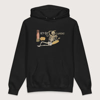 Black Skeleton Mosaic - Premium Hoodie - history buff gift by HistoHead