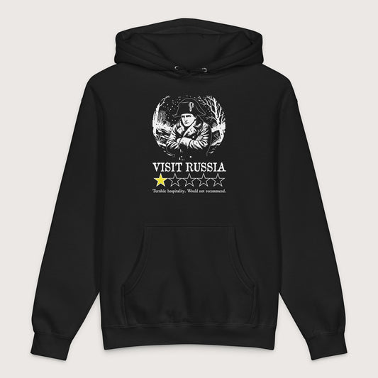 Black Napoleon Visit Russia Review - Premium Hoodie - history buff gift by HistoHead