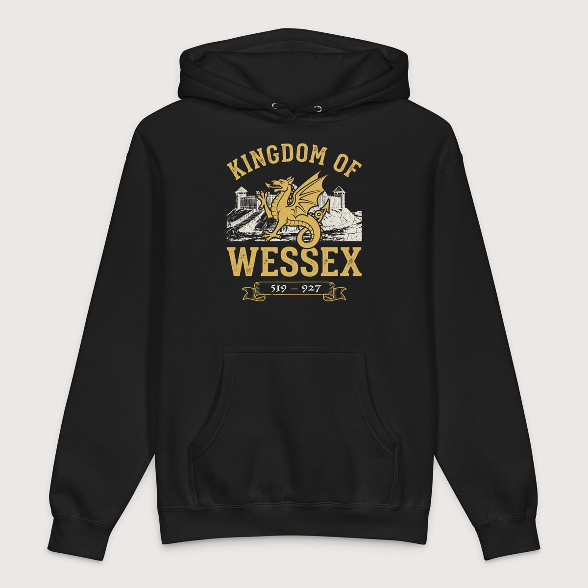 Black Kingdom of Wessex - Premium Hoodie - history buff gift by HistoHead
