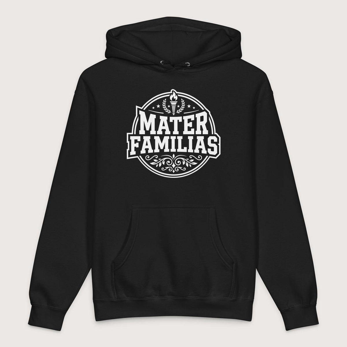 Black Mater Familias Latin - Premium Hoodie - history buff gift by HistoHead