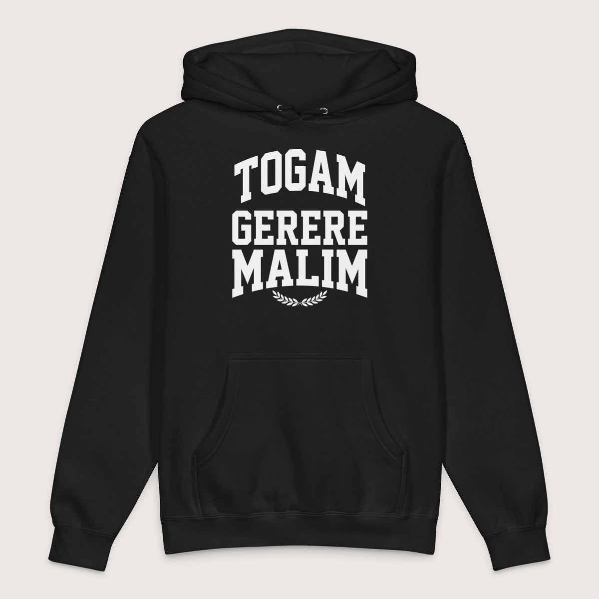Black Latin I'd Rather Be Wearing A Toga - Premium Hoodie - history buff gift by HistoHead