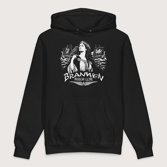 Black Branwen ferch Llŷr - Premium Hoodie - history buff gift by HistoHead
