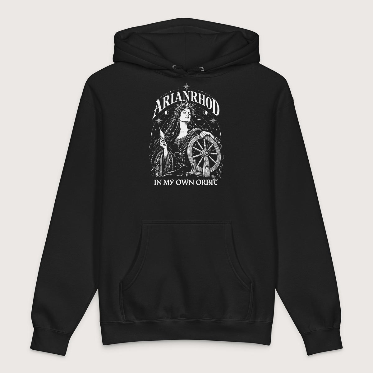 Black Arianrhod In My Own Orbit - Premium Hoodie - history buff gift by HistoHead