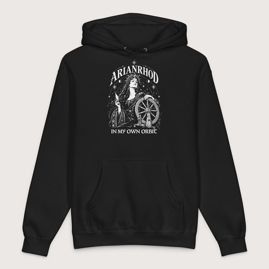 Black Arianrhod In My Own Orbit - Premium Hoodie - history buff gift by HistoHead