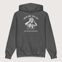 Charcoal Solid Augustus What the Hell Is This Latin - Premium Hoodie - history buff gift by HistoHead