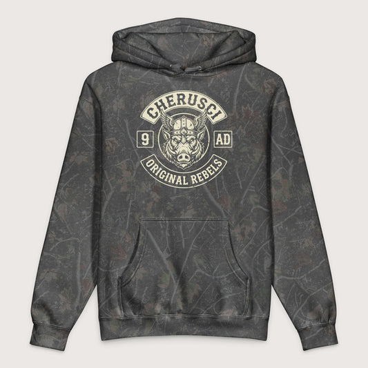 Darkwood Tree Camo Cherusci Original Rebels - Premium Hoodie - history buff gift by HistoHead