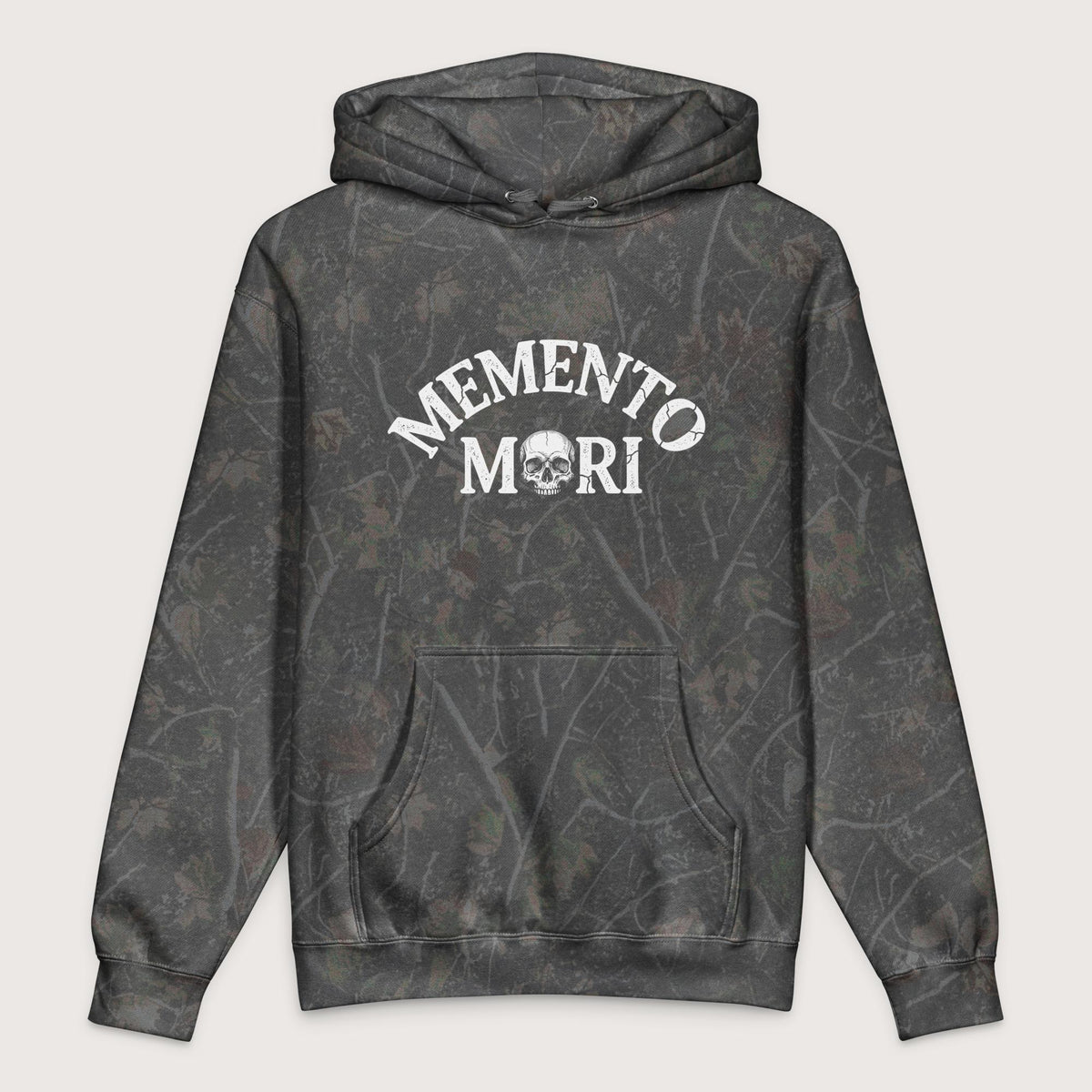 Darkwood Tree Camo Memento Mori - Premium Hoodie - history buff gift by HistoHead