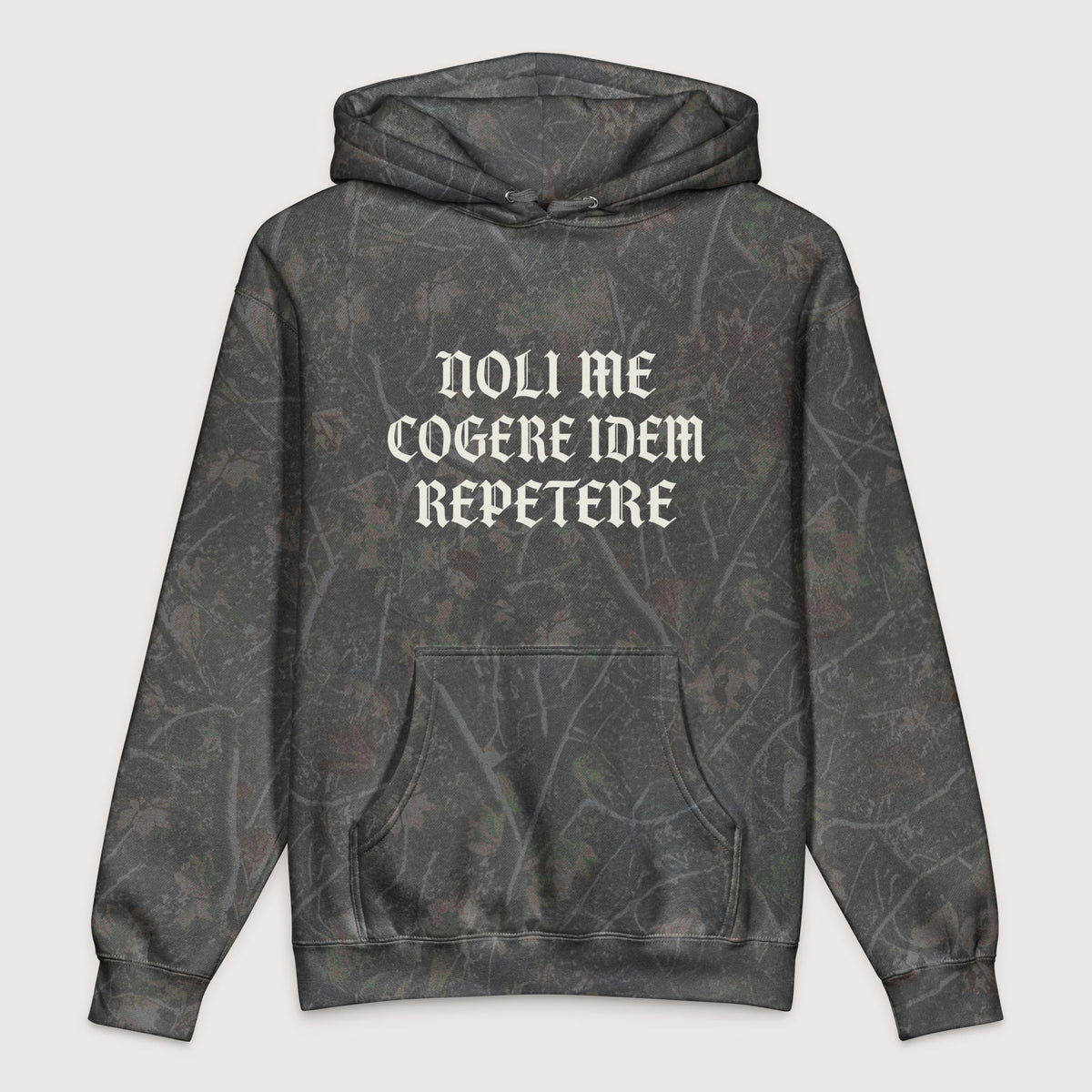 Darkwood Tree Camo Don't Make Me Repeat Myself - Premium Hoodie - history buff gift by HistoHead