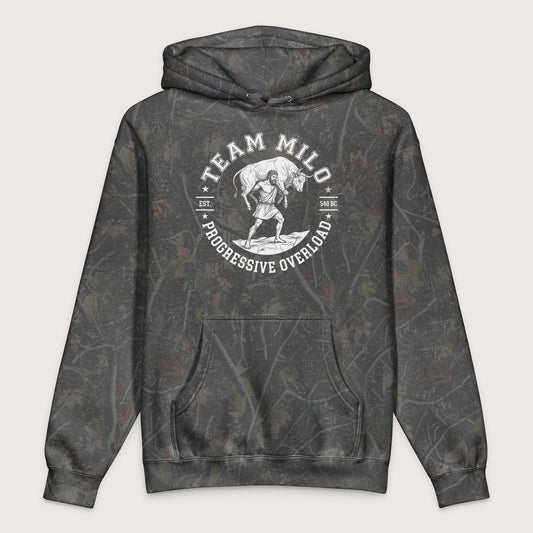 Darkwood Tree Camo Team Milo - Premium Hoodie - history buff gift by HistoHead