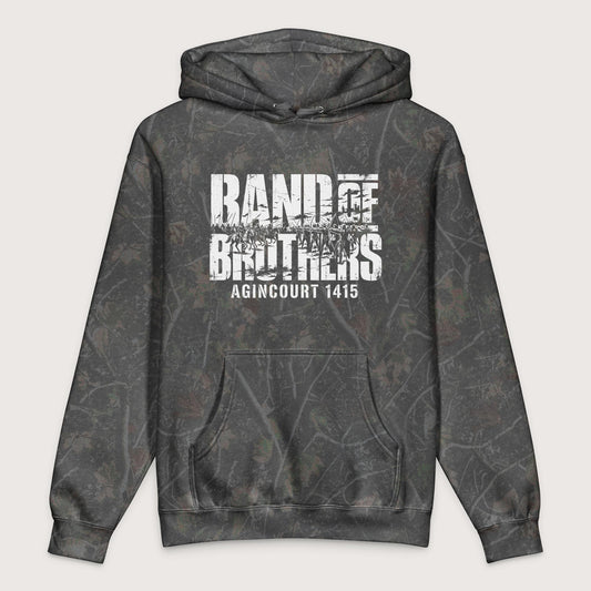 Darkwood Tree Camo Band of Brothers Agincourt 1415 - Premium Hoodie - history buff gift by HistoHead