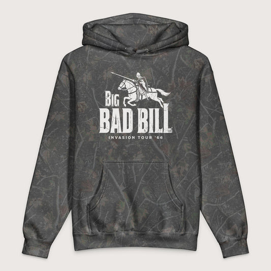 Darkwood Tree Camo Big Bad Bill Invasion Tour - Premium Hoodie - history buff gift by HistoHead