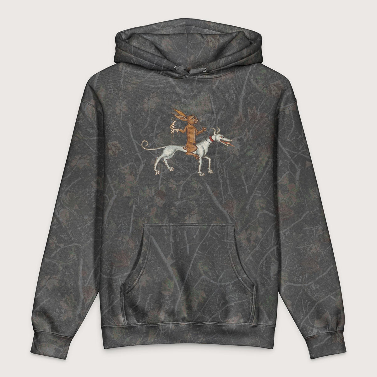 Darkwood Tree Camo On a Quest - Premium Hoodie - history buff gift by HistoHead