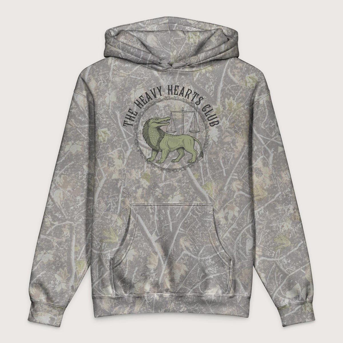 Deadwood Tree Camo The Heavy Hearts Club - Premium Hoodie - history buff gift by HistoHead