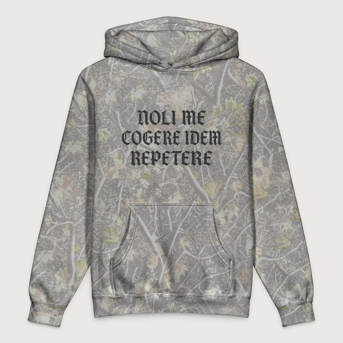Deadwood Tree Camo Don't Make Me Repeat Myself - Premium Hoodie - history buff gift by HistoHead